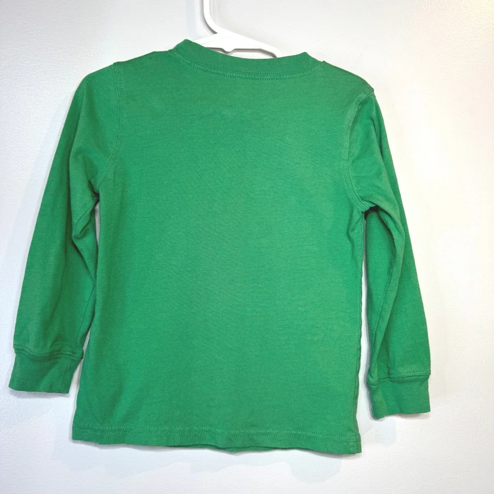 Carters Christmas‎ Long Sleeve Shirt Size 3T Holiday Santas List Winter Festive